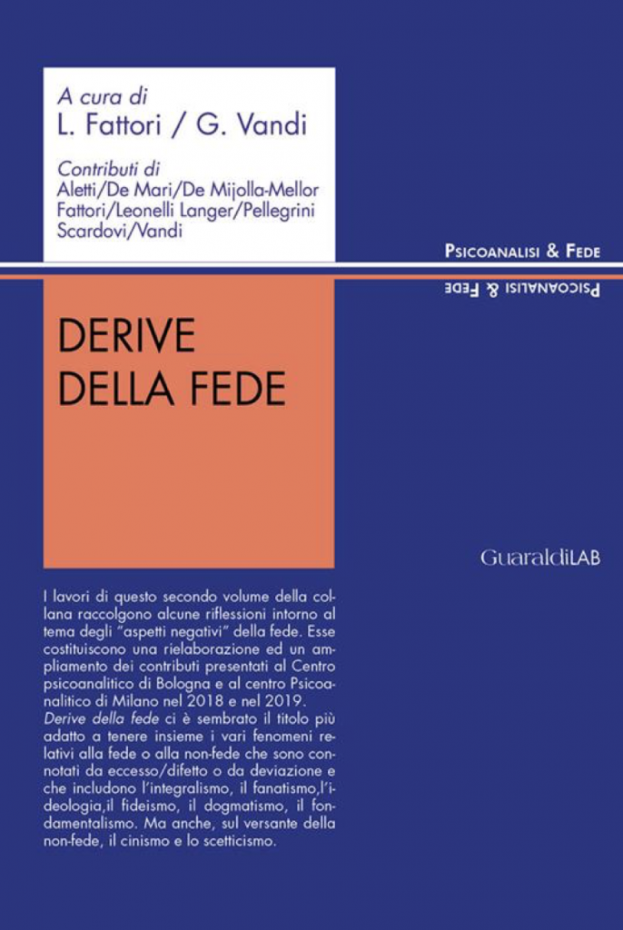 Copertina "Derive della Fede" a cura di Lucia Fattori