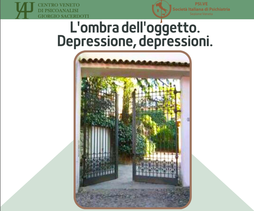 L'ombra dell'oggetto. Depressione, depressioni.