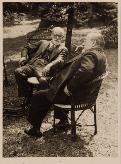 Sigmund e  Alexander Freud. 1937
 Fonte: Freud Museum Londra