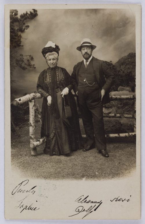 Alexander and Amalie Freud, 19 August 1914 
Fonte: Freud Museum Londra