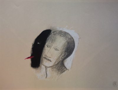 Foto F. Munari, Opera di Mimmo Paladino
